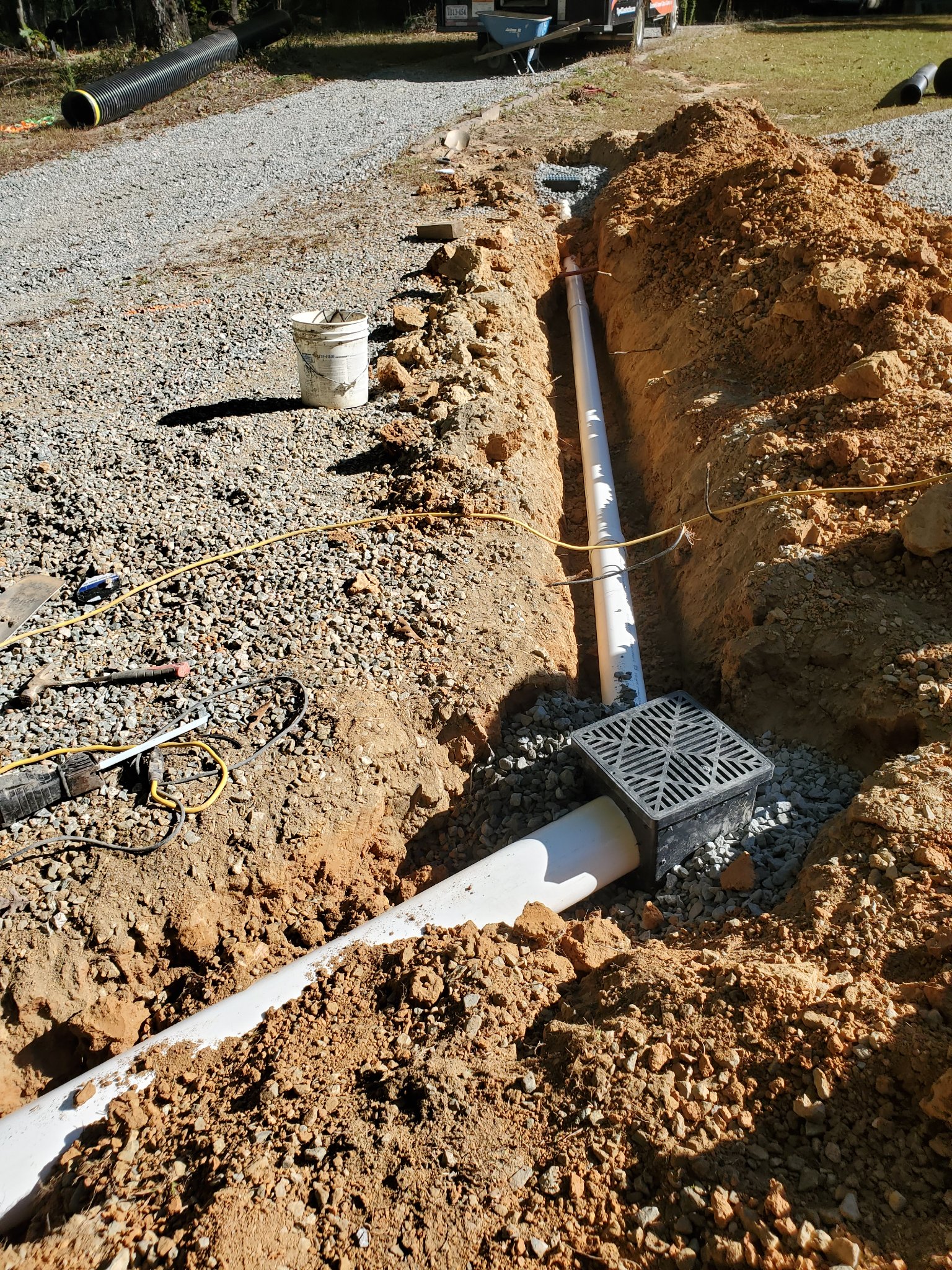 exterior drains Richmond VA