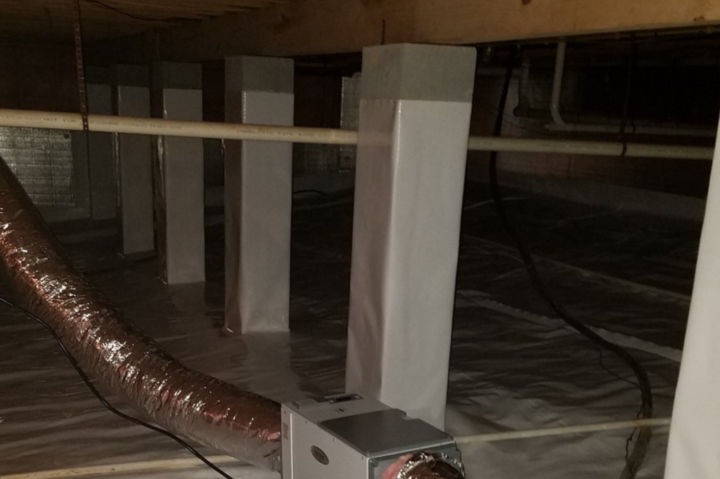 crawl space waterproofing